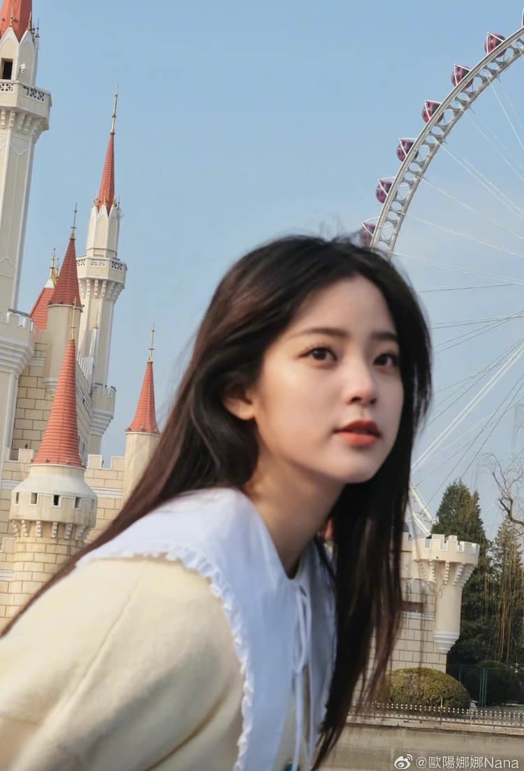 歐陽娜娜氣質出眾,擁有大批粉絲。(翻攝自歐陽娜娜微博)