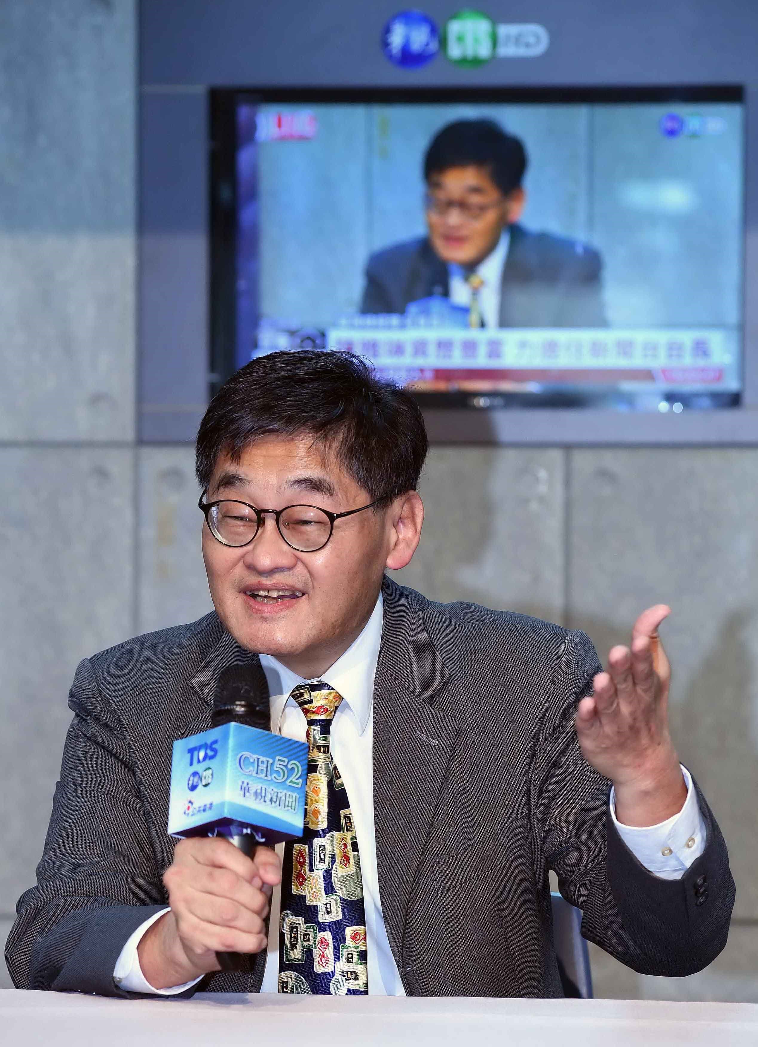 華視總經理莊豐嘉(圖)表示相信陳雅琳能為華視新聞帶來好內容,讓各界了解華視入主52台決心。(華視提供)