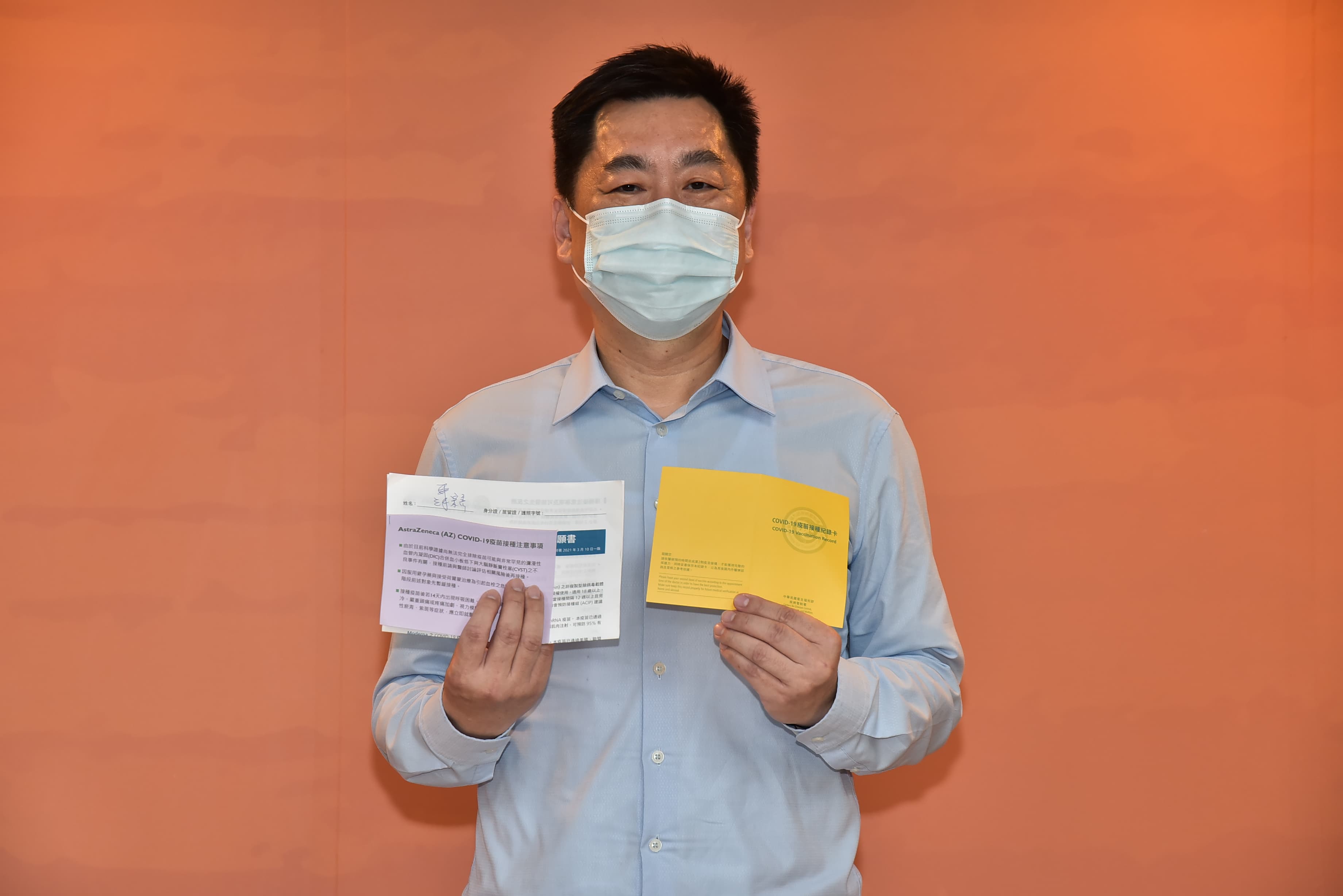 陳宗彥盼三類人能夠提升疫苗接種率。（指揮中心提供）