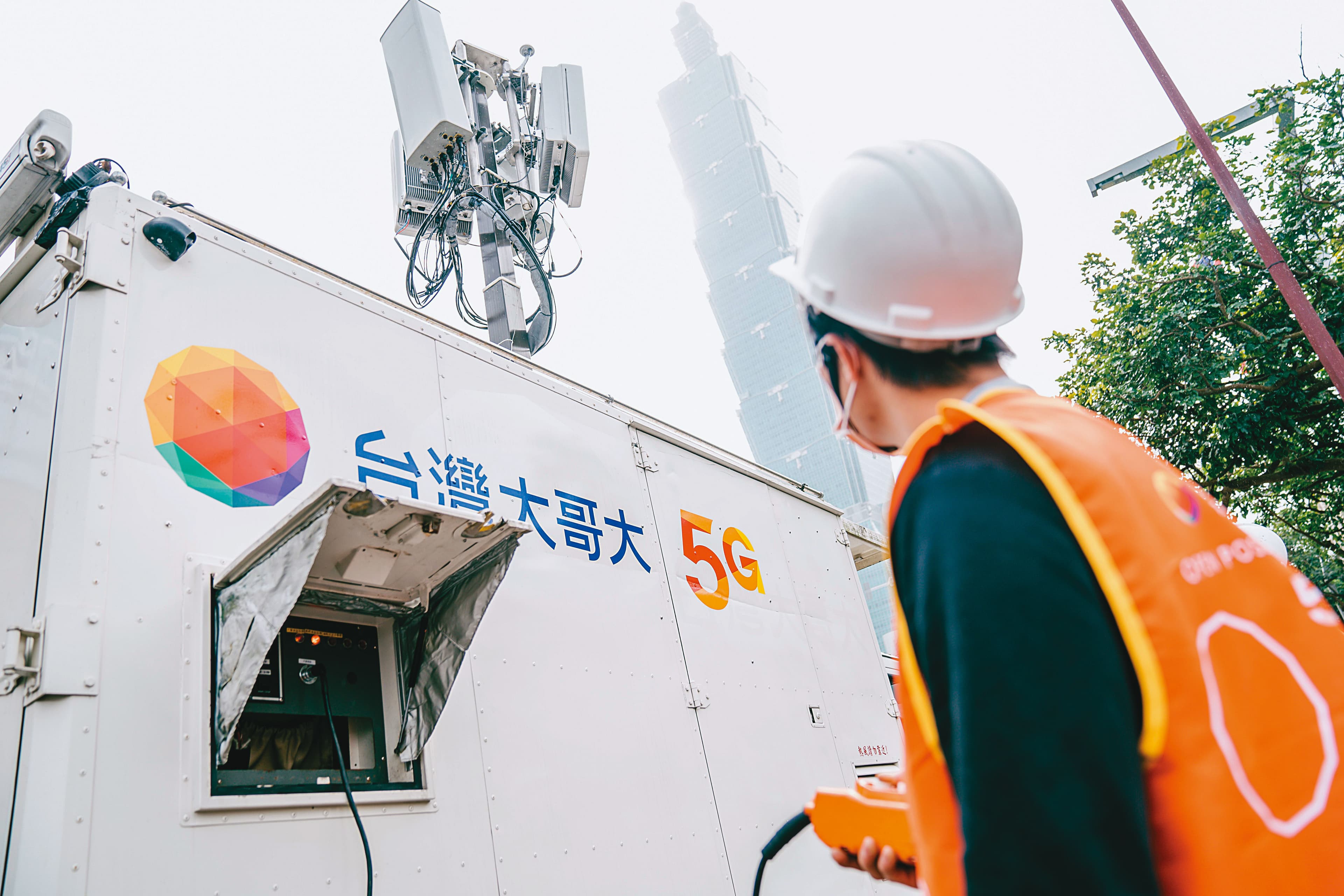 台灣大定調拚涵蓋率,6千座5G基地台躍升電信業之冠。(台灣大哥大提供)