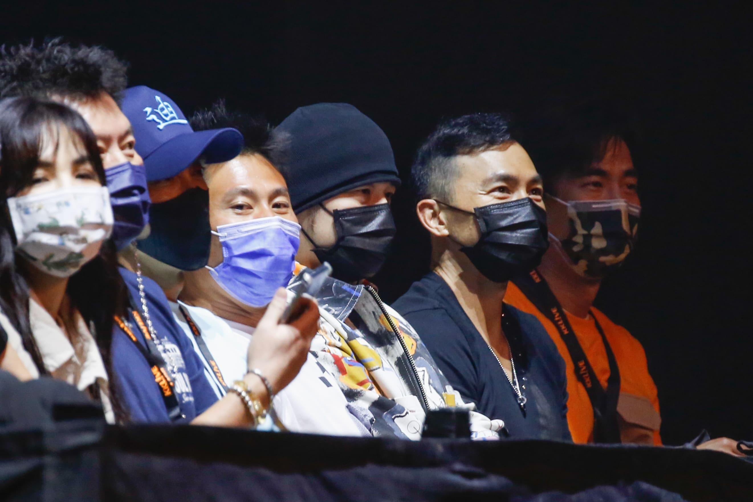 周杰倫（右二）到場力挺玖壹壹。