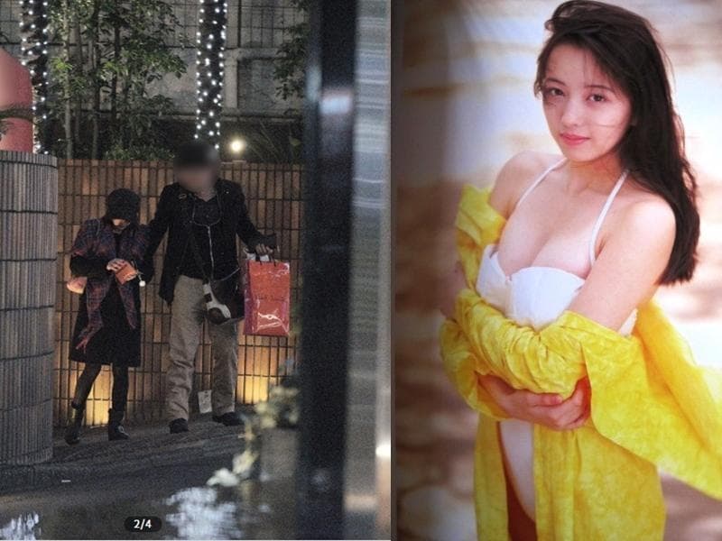 高橋由美子曾是玉女偶像,近年接連爆出失態醜聞,還被爆料搶人老公。(翻攝自《週刊文春》/日本雅虎拍賣)