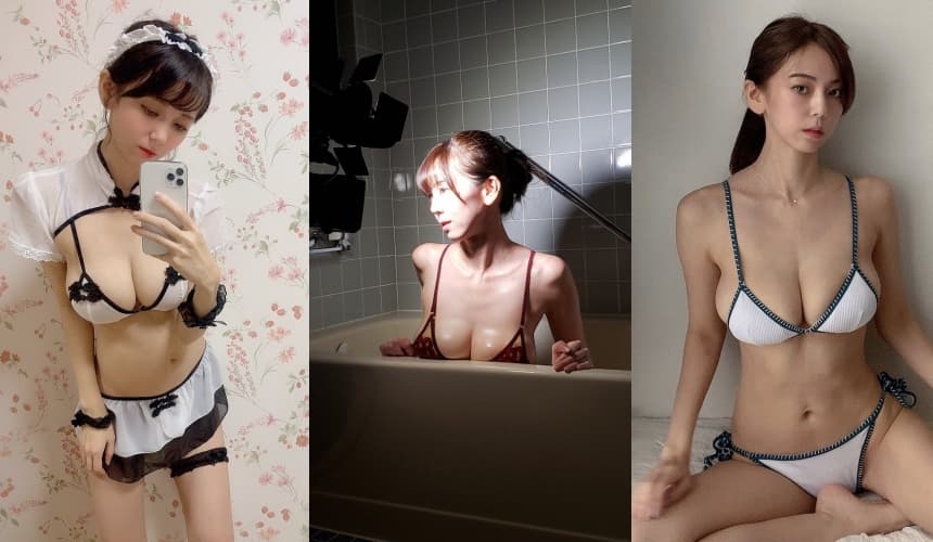 擁有G罩杯傲人上圍的絃花美紀,被封為「寫真界最棒豪乳」。(翻攝自絃花美紀推特)