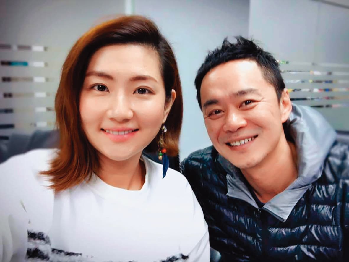 張承中(右)與Selina(左)曾有過一段5年婚姻,兩人都自責沒有做好本分,因而離婚。(翻攝自張承中臉書)