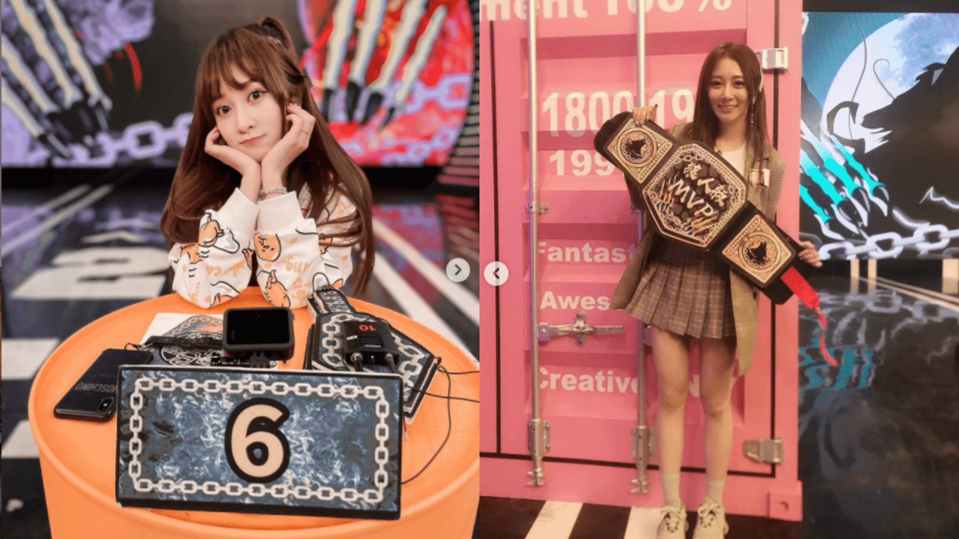 篠崎泫在《娛樂百分百》狼人殺單元有傑出表現,多次獲得MVP。(翻攝自篠崎泫IG)