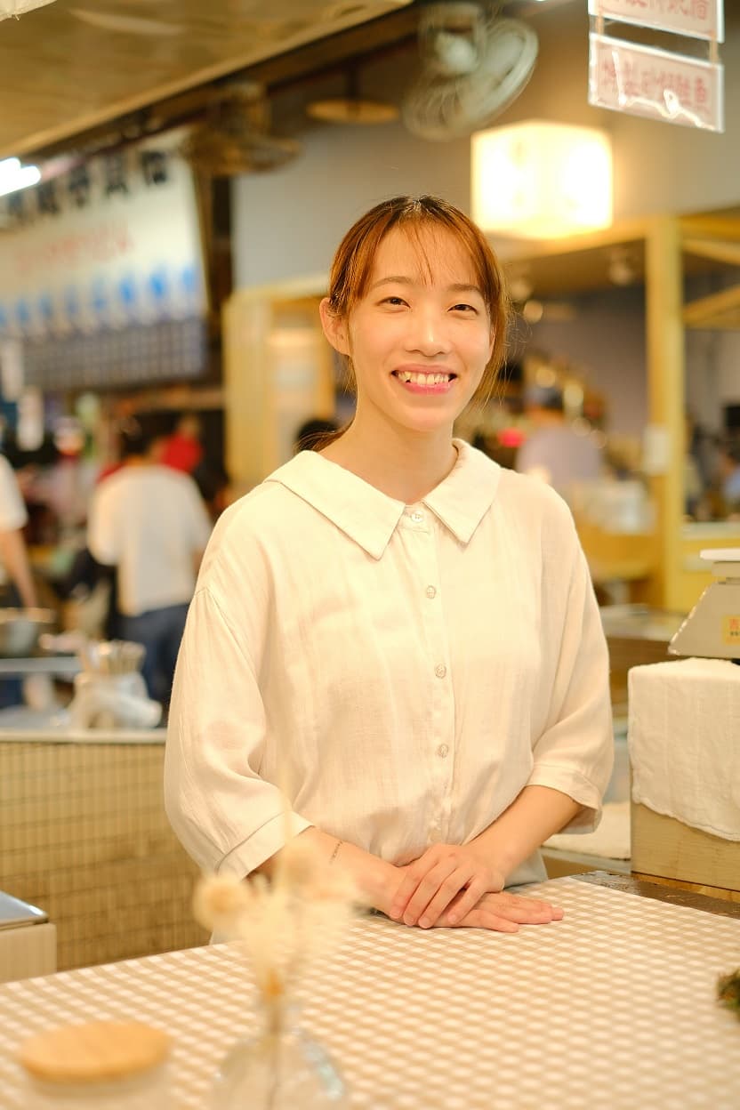 店主陳立宴初次創業來到市場,她認為市場可以累積知名度,適合年輕人起步。