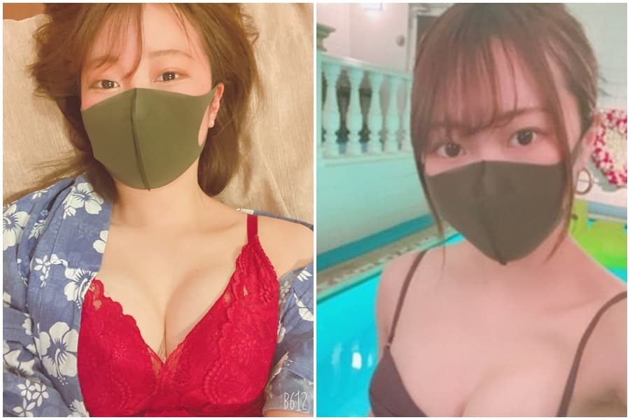 りょーちん更經常拍攝女友的煽情短片公開在網路上,引發不少網友關注討論。(翻攝自emuyumi_couple推特)