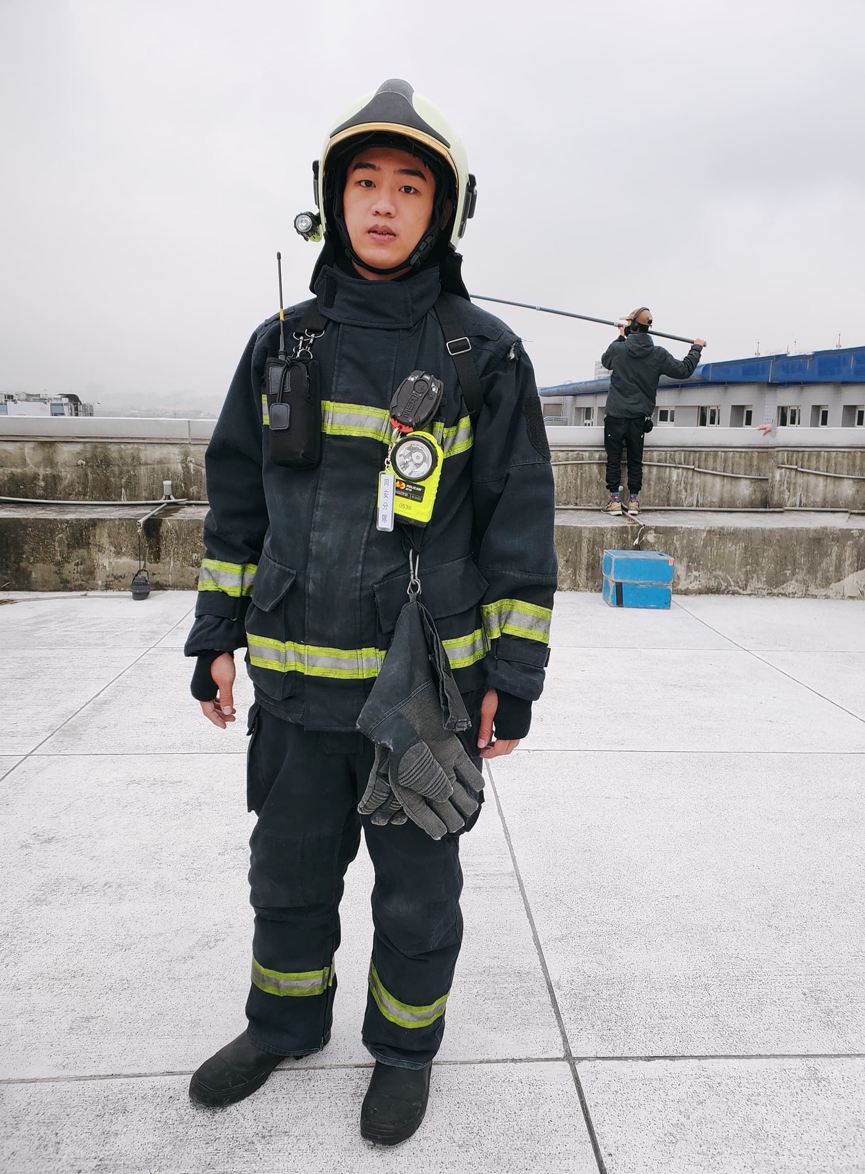 謝章穎拍戲期間狂操,體脂掉了8%。(喜鵲娛樂提供)