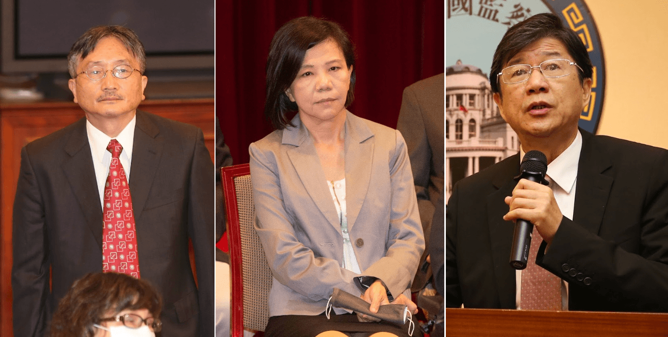 監委賴鼎銘（左起）、葉宜津、蔡崇義發出新聞稿，表示將針對喬建中釀成玉山森林大火一事展開調查。（本刊資料照）