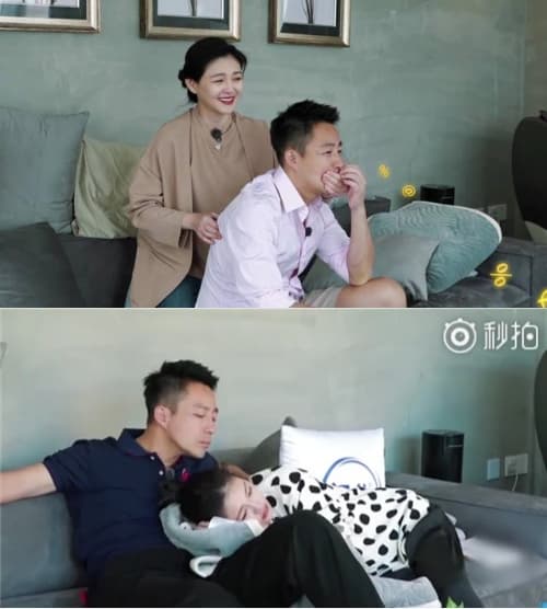 到底「幸福」的定義是什麼?大S回答:「 只有在婚姻關係裡的我們最清楚。小小拌嘴、撒點小嬌、耍點小甜蜜。」(翻攝自騰訊視頻微博)
