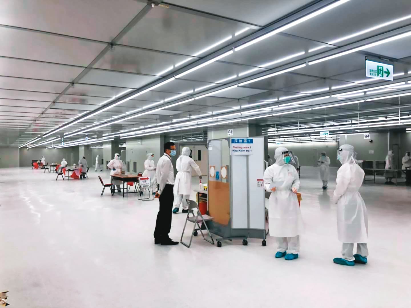 苗栗縣京元電子爆發群聚感染,該公司本月3日起針對7,300位員工全面快篩。(翻攝京元電子臉書)
