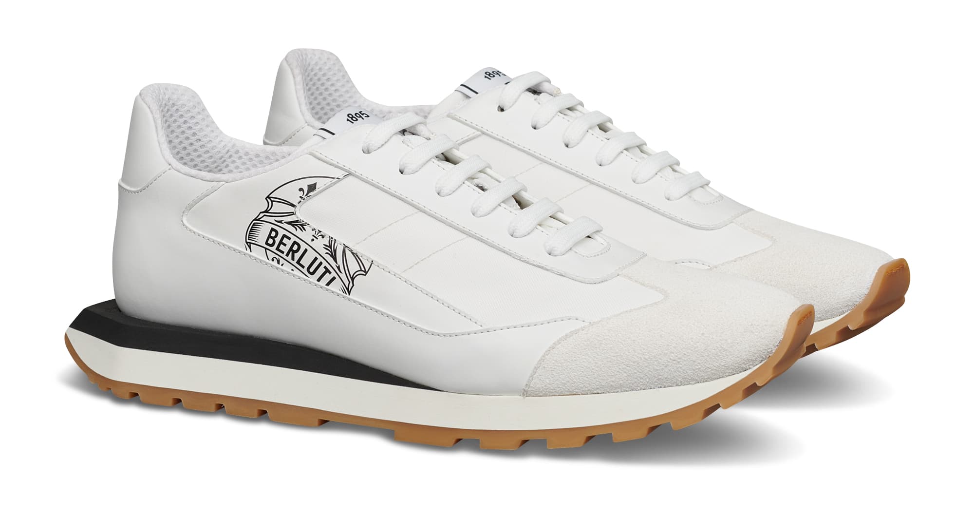 Graphic白色休閒鞋 TW$34,500 Berluti。(Berluti提供)