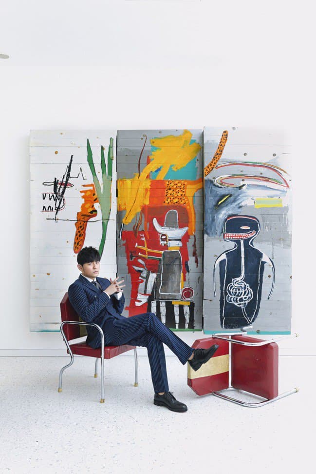 周杰倫擔任國際拍賣行蘇富比亞洲首場「CONTEMPORARY CURATED:ASIA」拍賣策展人。(蘇富比提供)