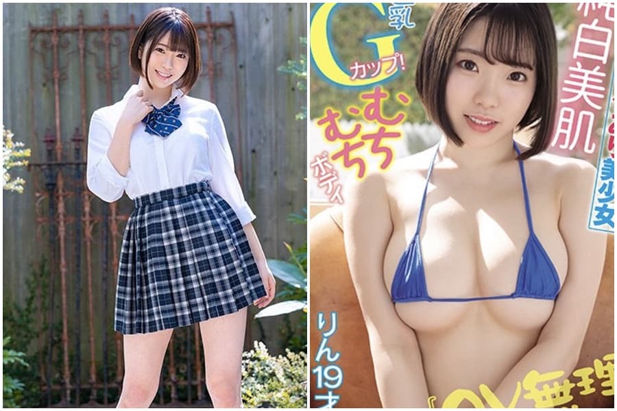 朝日鈴寫真照身材相當好。(翻攝自推特)