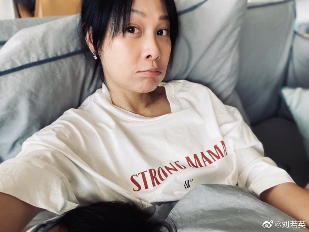 劉若英透露整整28天都待在家，也連續煮了28天的飯，體重創下新高。（翻攝自劉若英微博）
