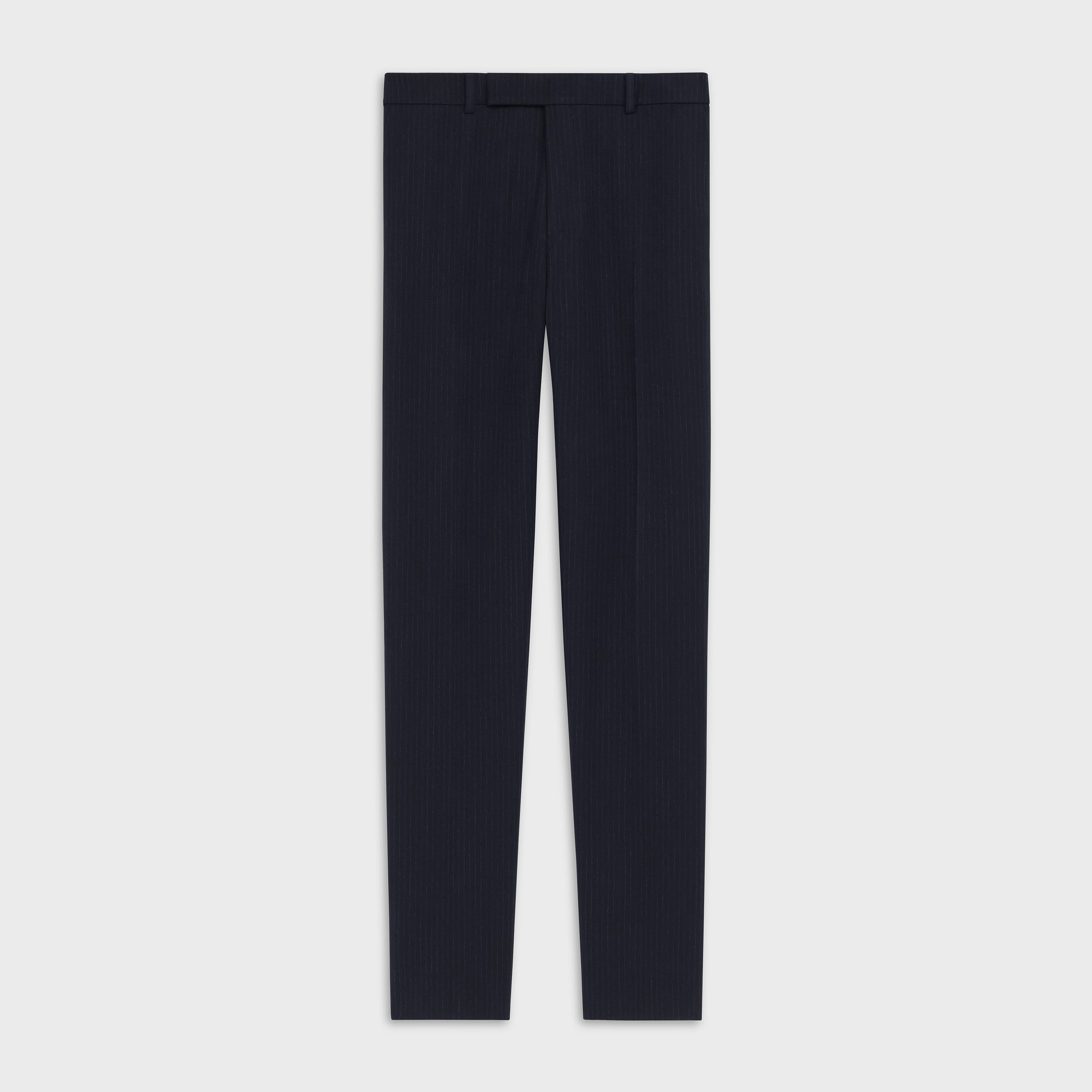 直條紋西裝褲;NT$36,000。(CELINE提供)