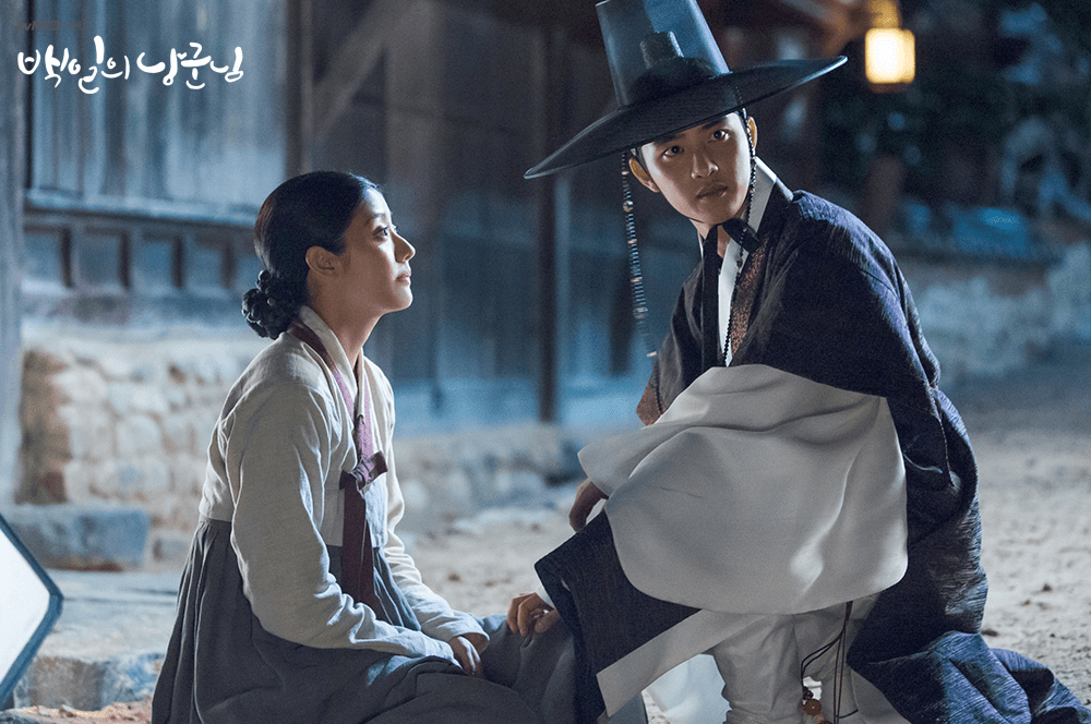 都敬秀(右)與南志鉉主演的《百日的郎君》寫下14.4%的高收視紀錄。(翻攝自官網)