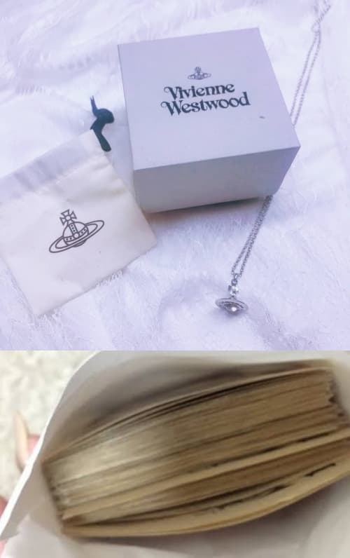 凜羽常在個人SNS上曬出奢侈品與現金。(翻攝自推特、IG)
