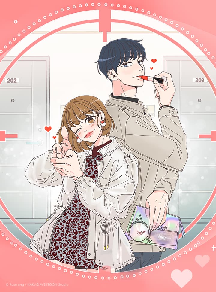 在韓國備受歡迎的純情漫畫《Love Shoot!玩美狙擊手》也在KAKAO WEBTOON登場。(Kakao Entertainment提供)
