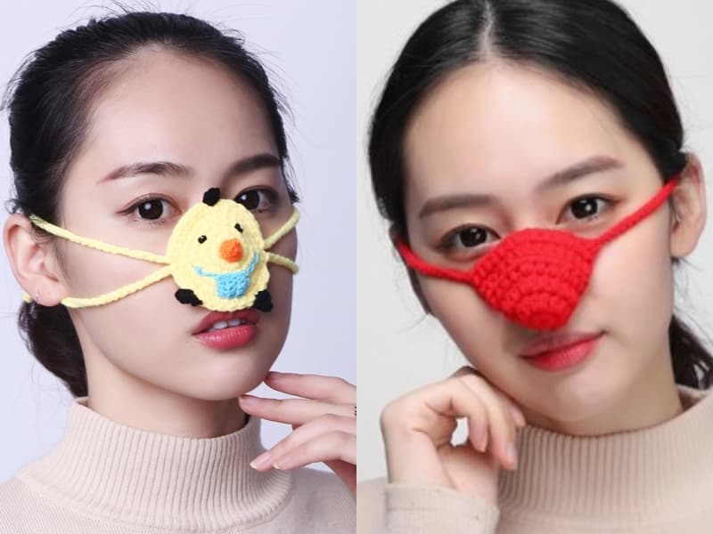 韓國廠商挑戰各種鼻罩造型。(翻攝自coupang)