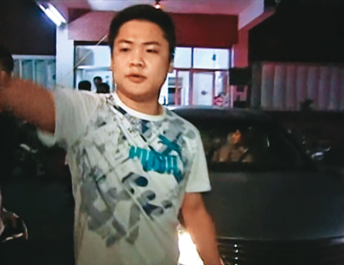 林豐德的兒子林健郡(圖)協助父親逃離車禍現場,再找小弟頂罪。(東森新聞提供)