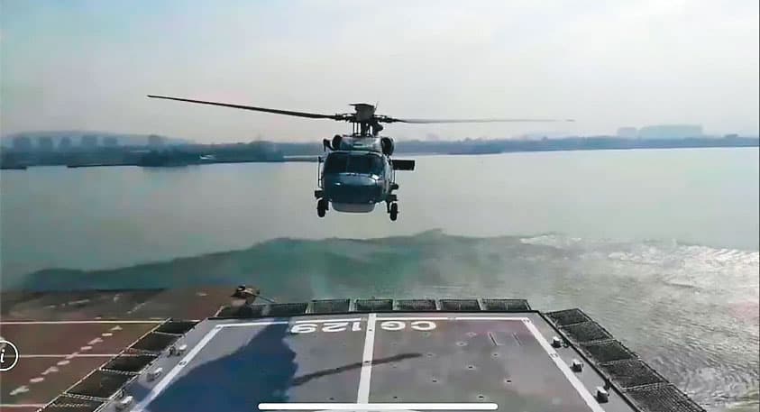 海巡署近年積極派員參加直升機進場管制員訓練班,裨益軍方、搜救系統直升機合作能力。(艦隊分署南區機動海巡隊提供)