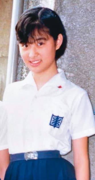 賈永婕國中時是校花。(翻攝賈永婕臉書)