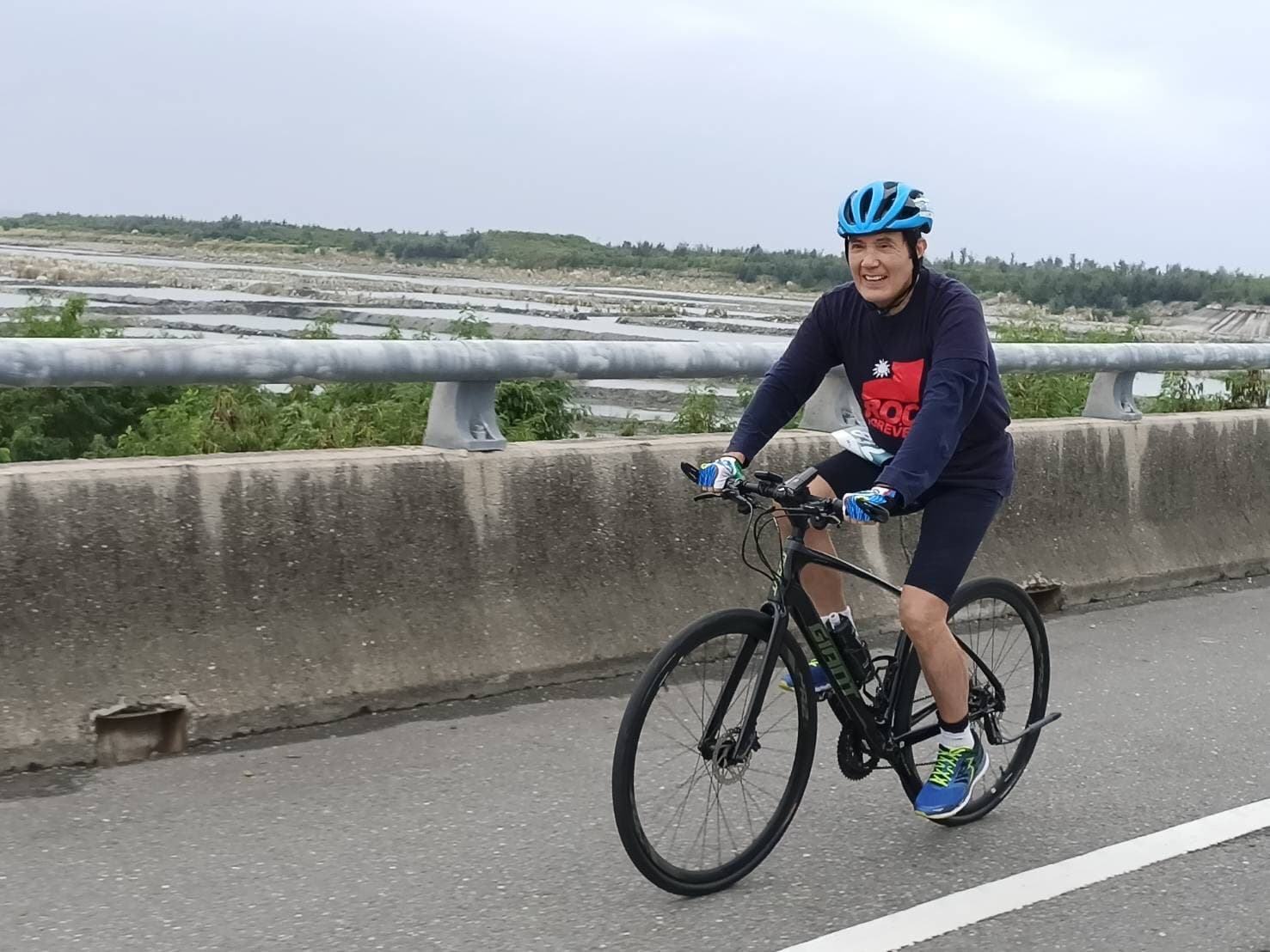 熱愛運動的前總統馬英九。(翻攝馬英九臉書)