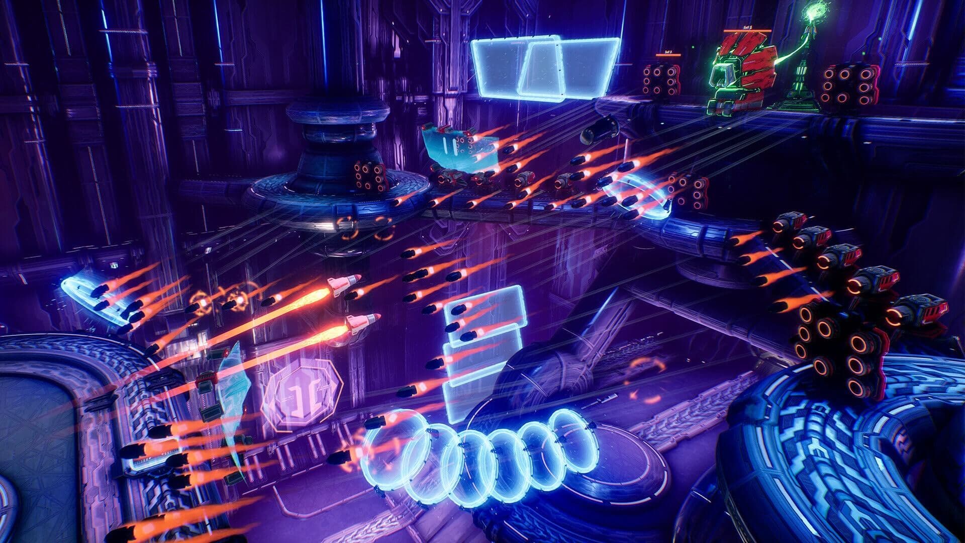 《Mothergunship》有各式各樣的武器供玩家使用。（翻攝自Epic Games商店）