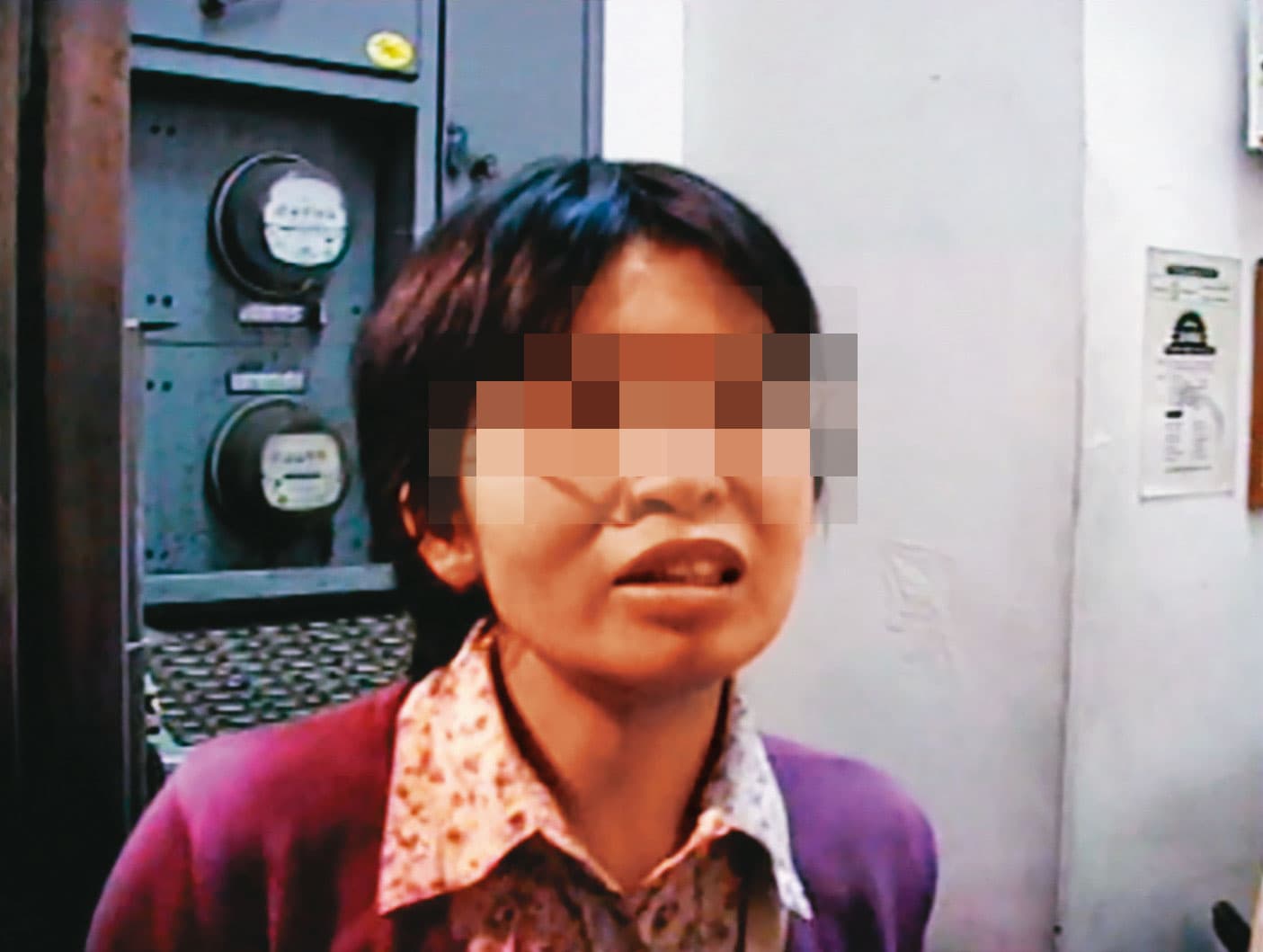 死者的女兒(圖)說,父親從沒與人結仇,不料竟慘死在工作的大樓。(東森新聞提供)
