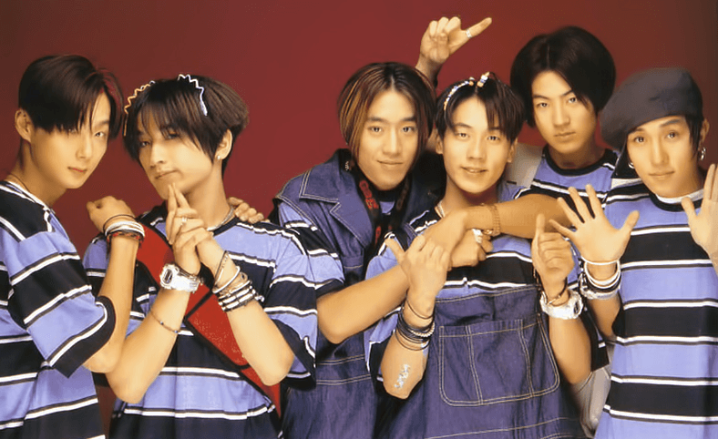 Eric(左3)領軍的「神話」在1998年成團。(翻攝自Naver)