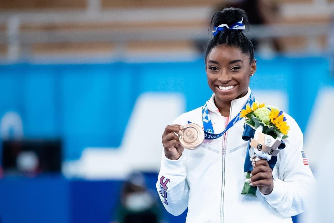拜爾斯最終奪下銅牌,她表示一點都不遺憾。(翻攝simonebiles IG)