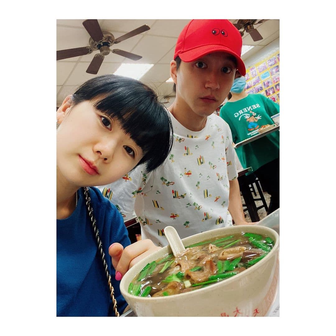 福原愛（左）之前常與江宏傑（右）曬恩愛，婚變傳出震驚台、日、中三地。（翻攝自福原愛IG）