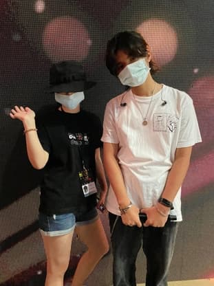 ?te壞特和李浩瑋一碰面,第一句話就是:「好緊張呀!」。(好朋友工作室提供)