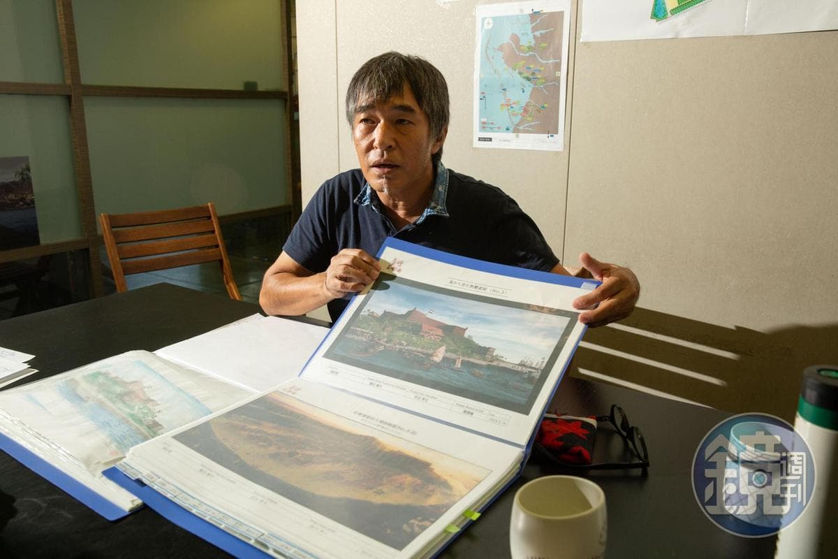 日籍美術指導花谷秀文為《臺灣三部曲》繪製主要場景設計圖,電影細節考究,場景也不惜成本實地搭建。