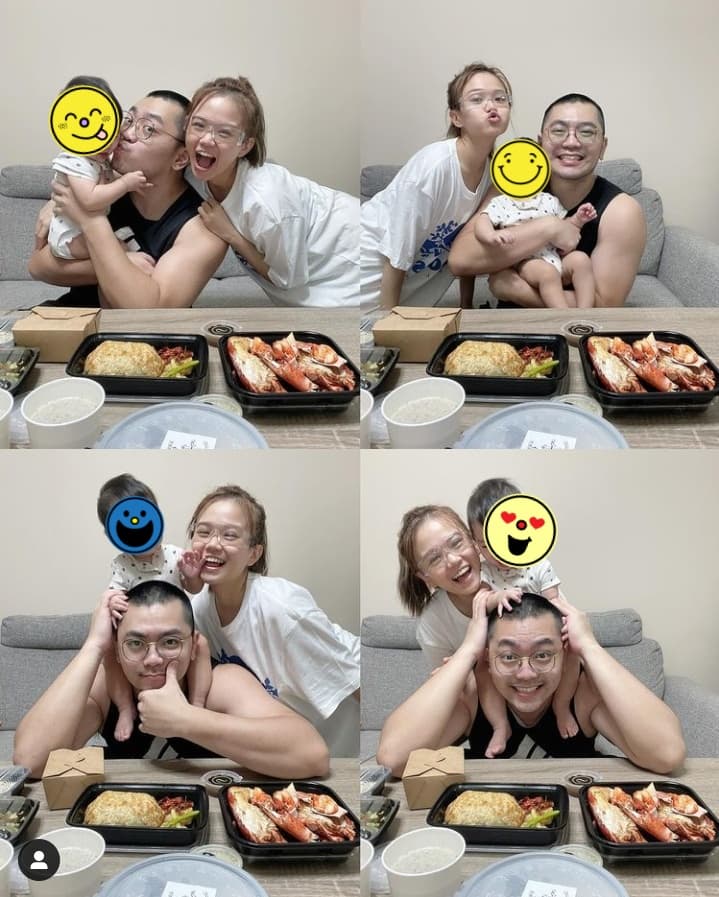 彥婷和老公巨人經常分享一家三口的生活點滴。(翻攝自Instagram @thetiffanychen)
