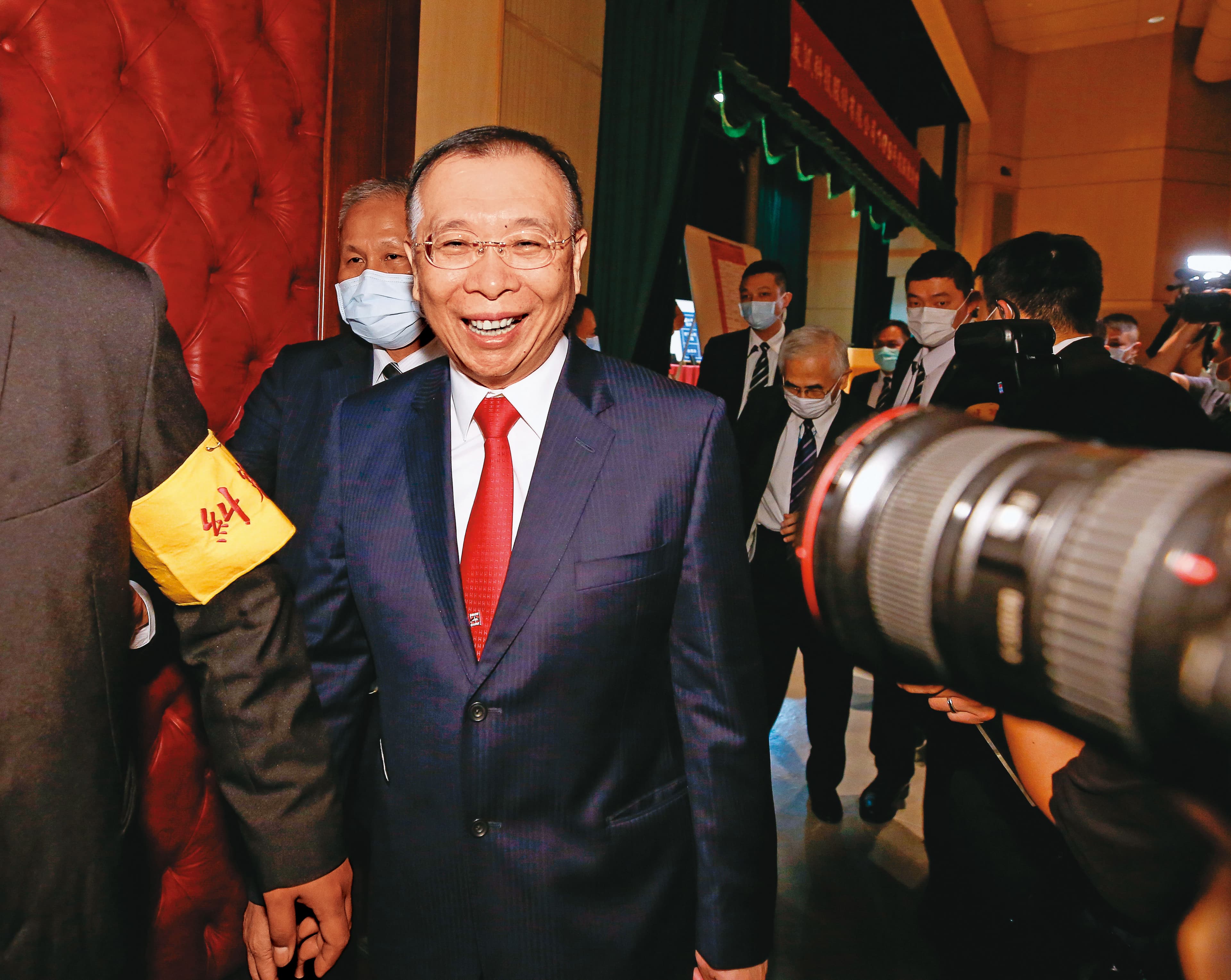 台鋼集團謝裕民(圖)這次也力挺林文淵,後續將支持他續任台苯董座。