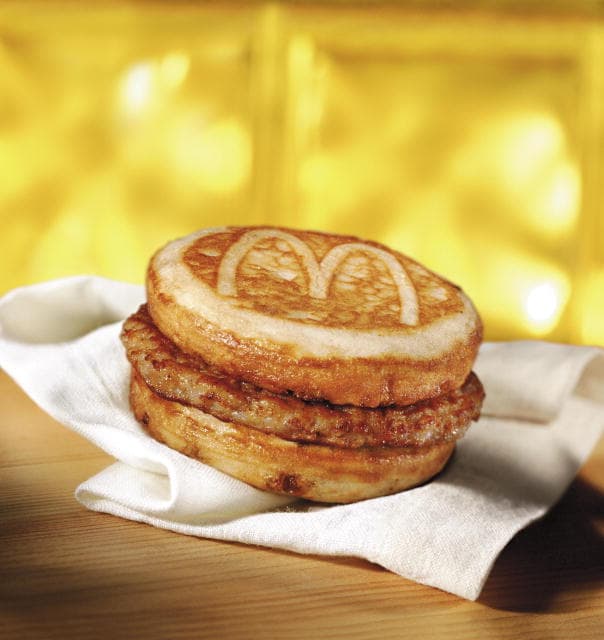 麥當勞於2003年推出McGriddles系列早餐,但並非各國都有。(翻攝自美國麥當勞官方網站)