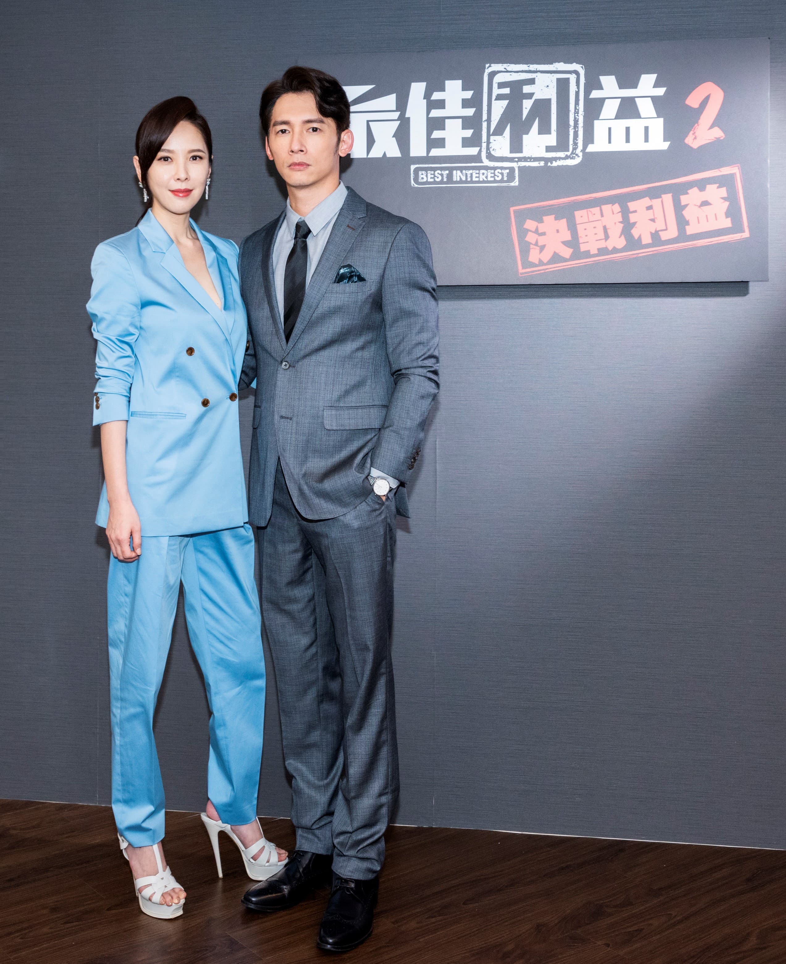 天心(左)與溫昇豪從夫妻到離婚再變成同事關係。(群之噰傳播提供)
