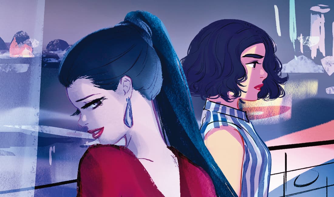  《北投女巫2：魅惑魔法》無論劇情、畫風都有獨特性，受到讀者喜愛。（LINE WEBTOON提供）