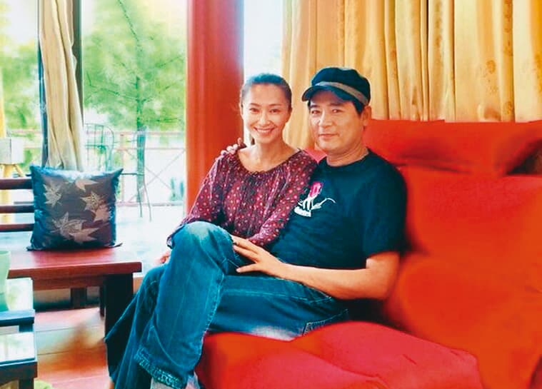 侯怡君與蕭大陸(右)愛情長跑到成婚一路艱辛,如今進展到檯面上,不為人知的祕辛也不時曝光。(翻攝自368號清澈深溝民宿臉書)