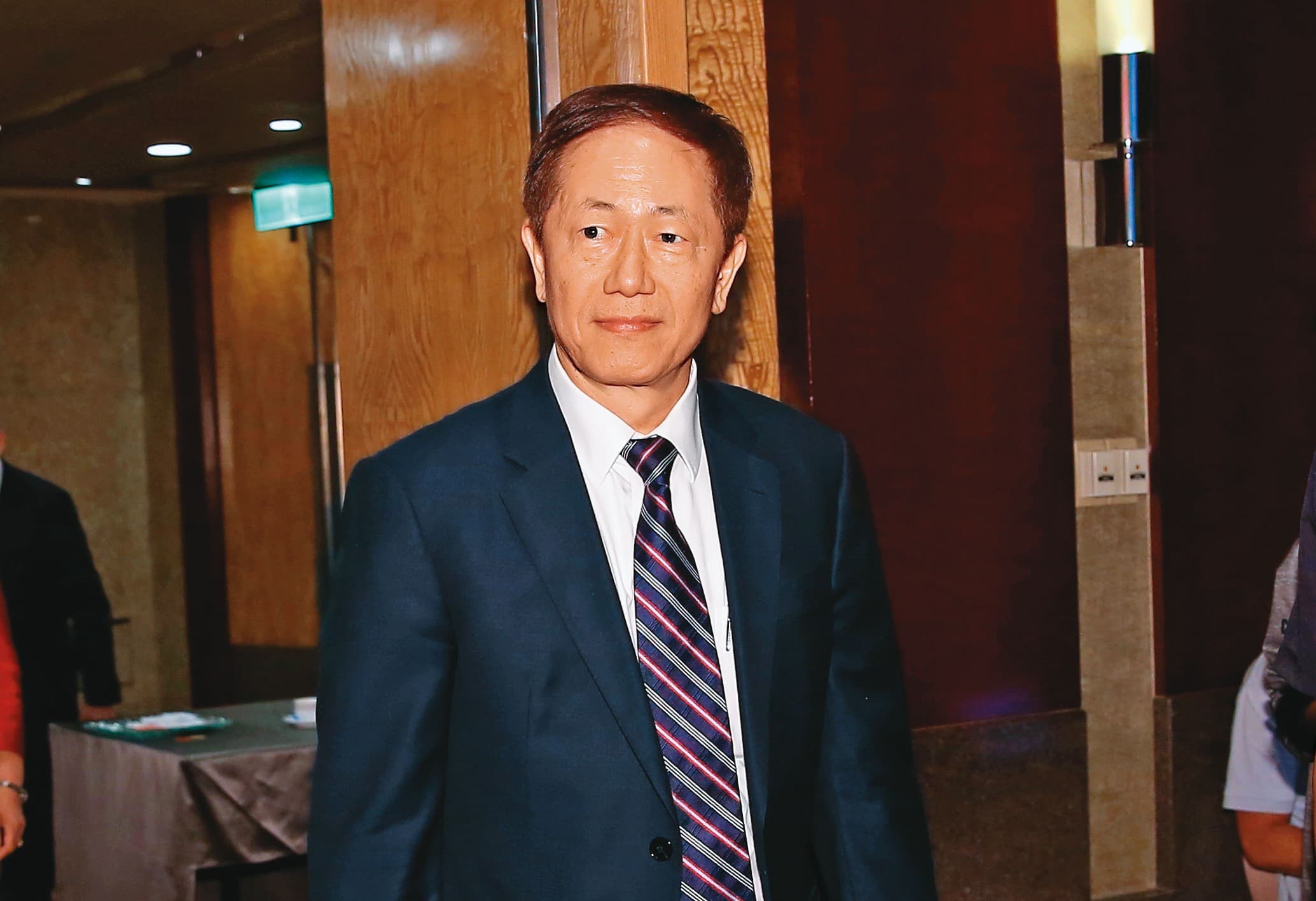 台積電一向是台灣幸福企業的標竿,公司也因大量擴產有徵才需求。圖為台積電董事長劉德音。