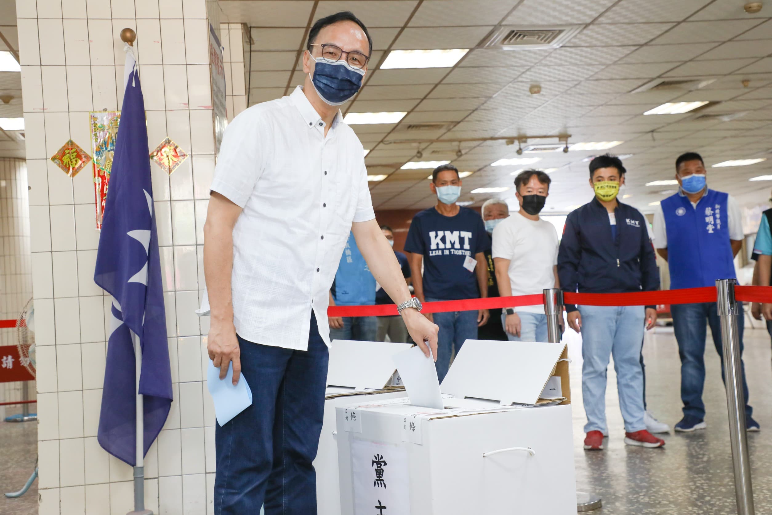 朱立倫強調若他當選一定會團結全黨、槍口對外。(朱立倫辦公室提供)
