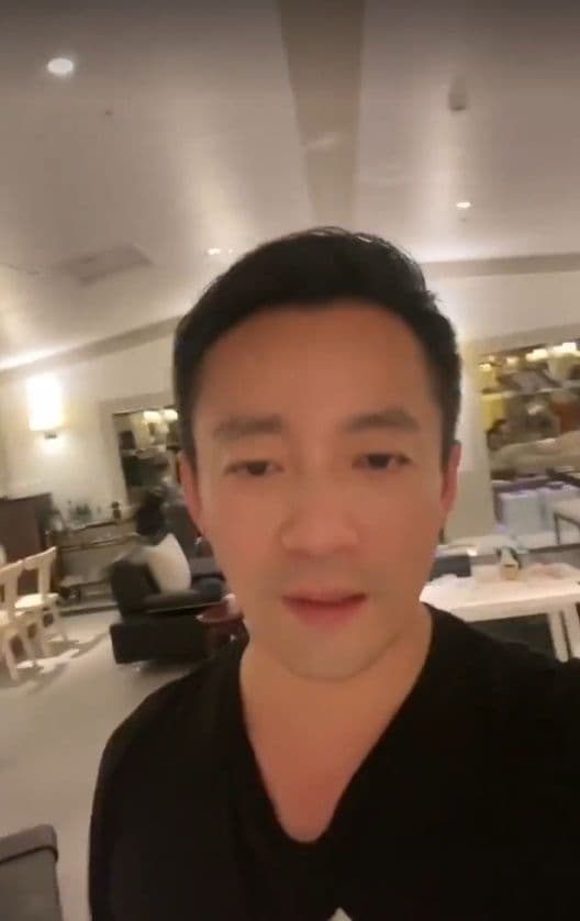 汪小菲日前開抖音直播,透露自己目前人已回到台灣隔離。(翻攝自汪小菲抖音)