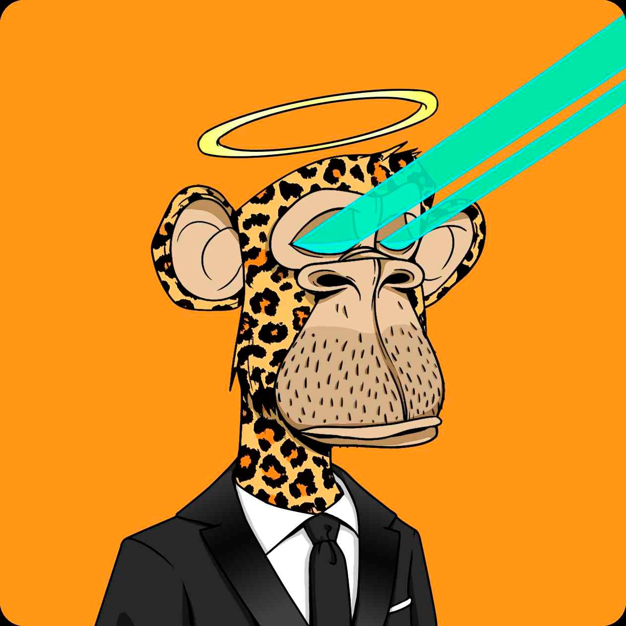 Yuga Labs創作的NFT《Bored Ape Yacht Club》拍賣價近新台幣3千5百萬元。(佳士得提供)