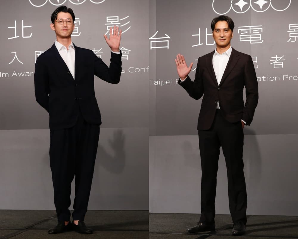 吳慷仁(左)、馬志翔一點都不緊張,只有開心的心情。
