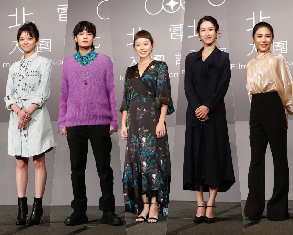 陳姸霏(左起)、劉子銓、陳俋君、黃稚玲、艾怡良,角逐最佳新演員。
