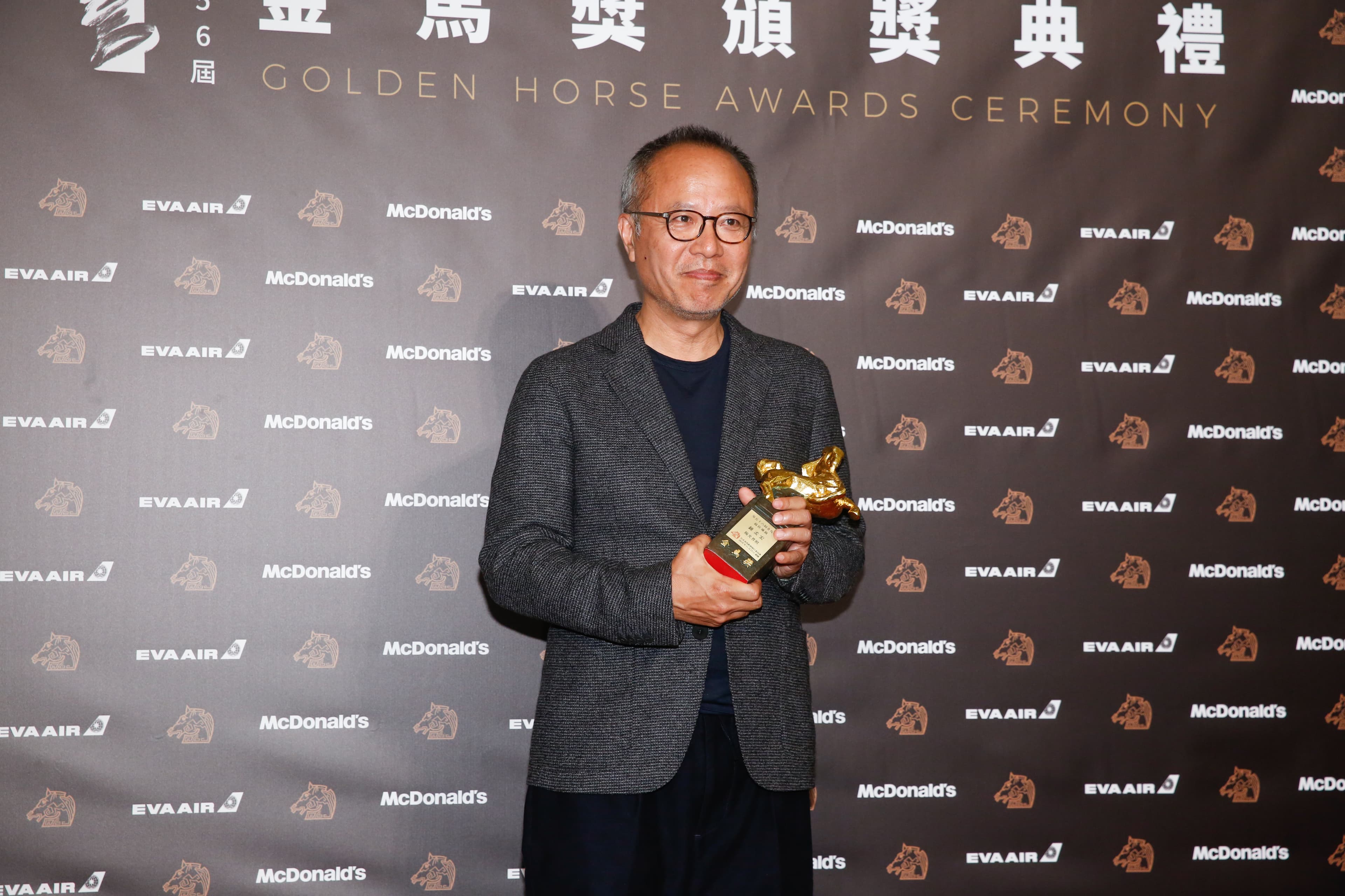 鍾孟宏2019年憑《陽光普照》拿到金馬獎最佳導演獎，他認為能繼續不斷的拍電影是滿幸福的事。