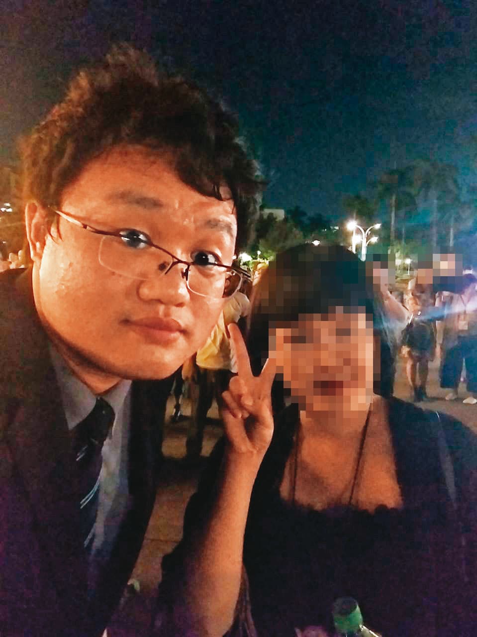 唐男(左)多次邀約台北市府官員的女兒萍萍(右)吃飯,趁機言語性騷擾。(讀者提供)