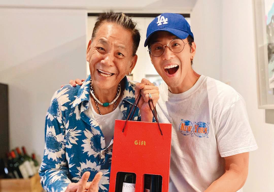胡宇威原訂和龍劭華(左)一起在台北電影獎頒獎,如今卻因龍劭華驟逝徒留遺憾。(翻攝自胡宇威IG)